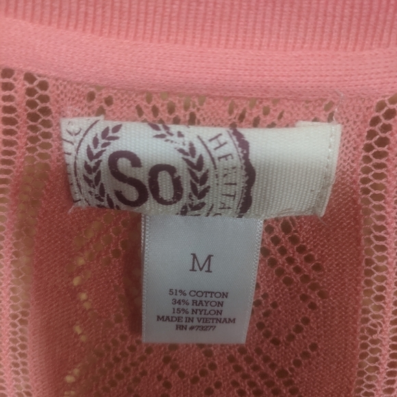 Peach pink cardigan - Picture 6 of 6